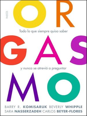 cover image of Orgasmo